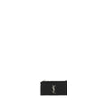 Portefeuille Bos Taurus en cuir de veau noir Saint Laurent