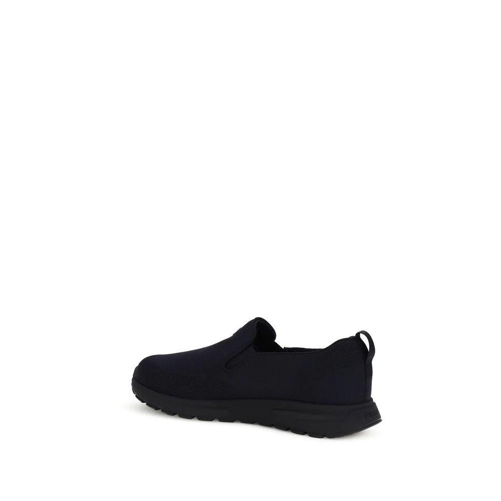 Prada Blue Fabric Sneakers