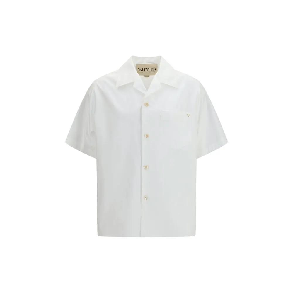 Chemise en coton blanc Valentino