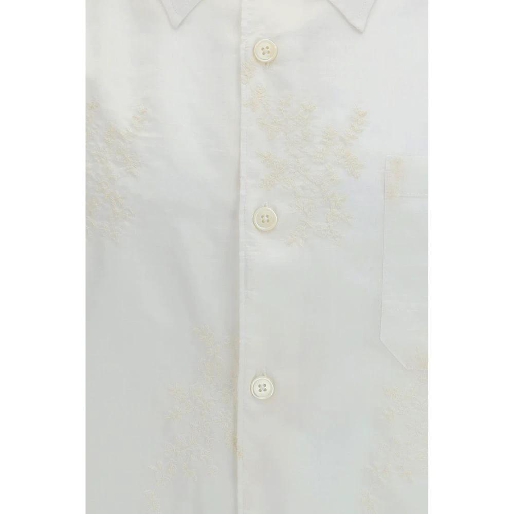 Our Legacy White Cotton Pattern Shirt