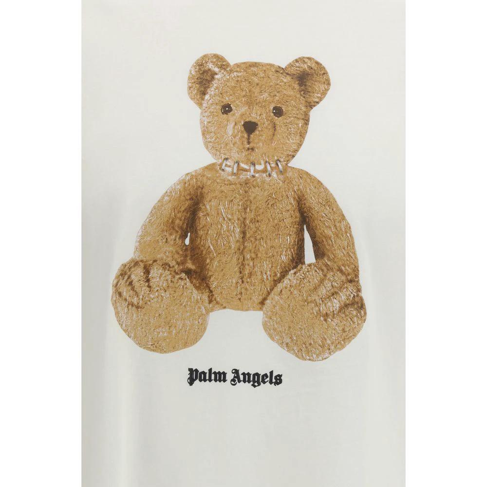 T-shirt en coton blanc Palm Angels