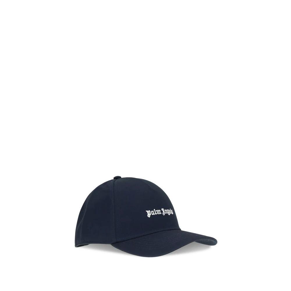 Casquette Palm Angels en coton bleu (casquette de baseball)