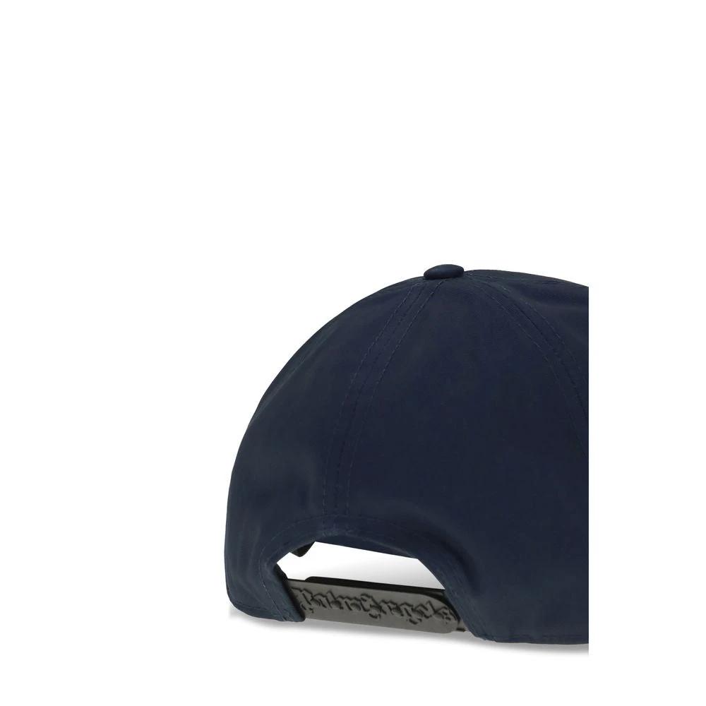 Casquette Palm Angels en coton bleu (casquette de baseball)