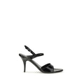 Sandales à talons aiguilles Balenciaga Bos Taurus en cuir de veau noir