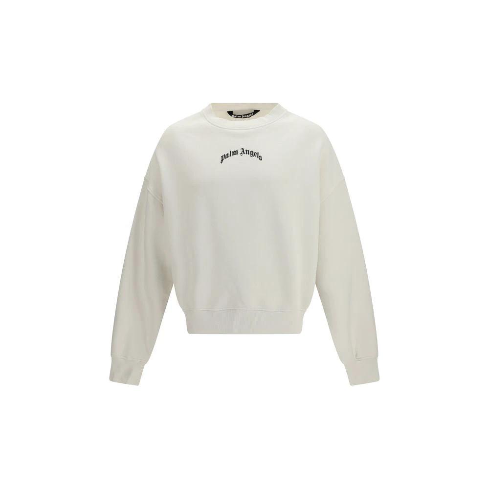 Palm Angels Beige Cotton Sweatshirt