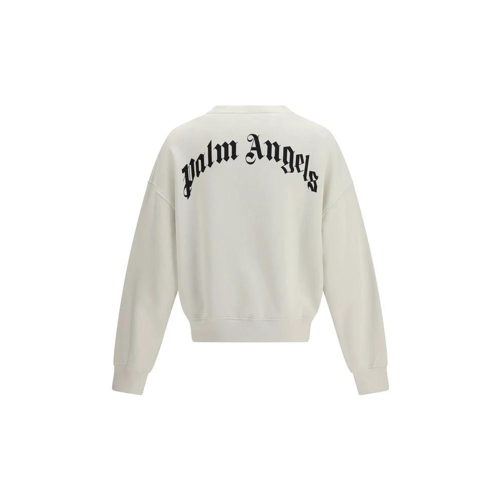 Palm Angels Beige Cotton Sweatshirt