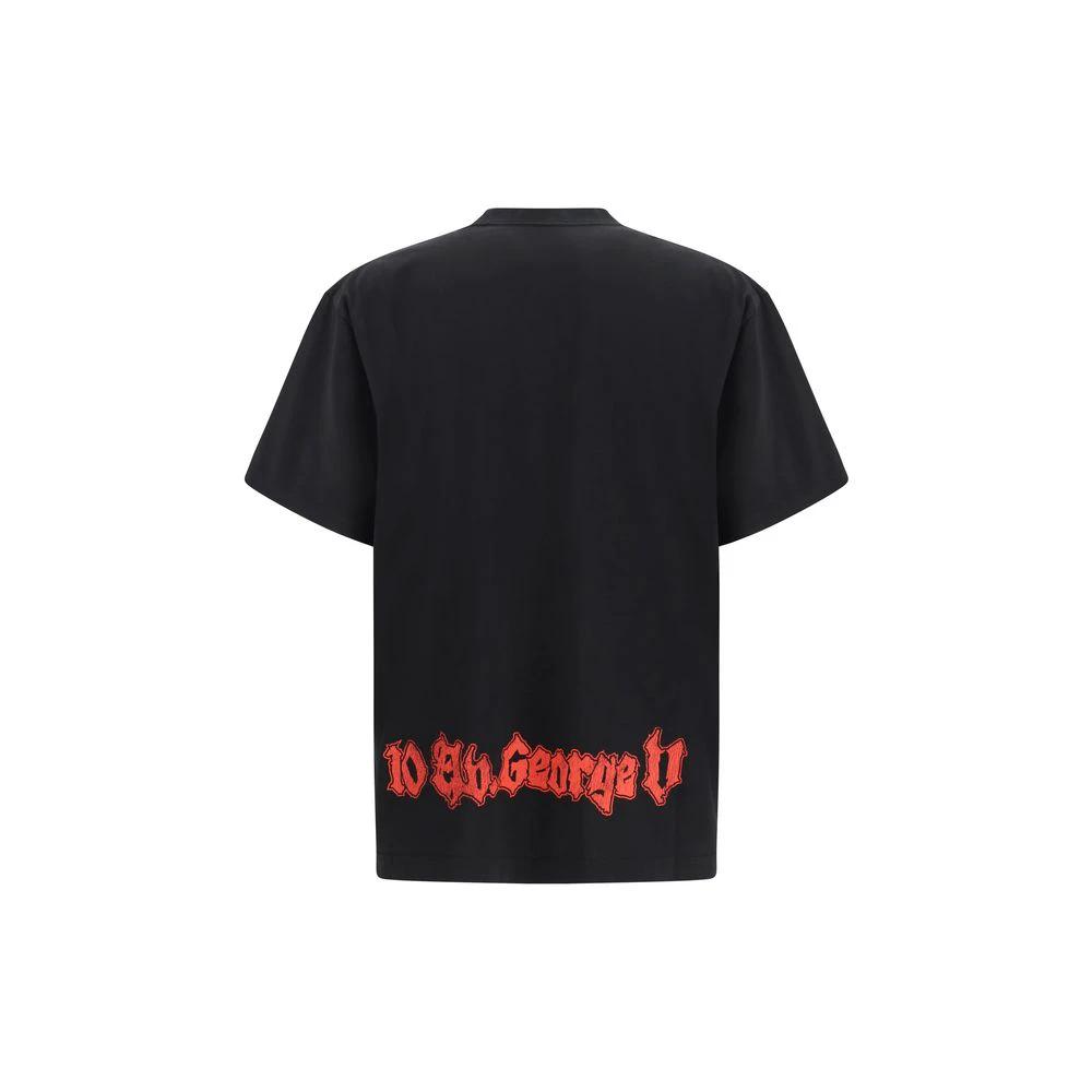Men’s Black Cotton T-Shirt – Balenciaga Salon de Couture Print Tee SS26