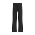 Pantalon chino en coton noir Burberry