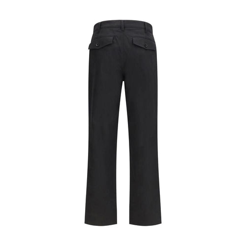 Pantalon chino en coton noir Burberry