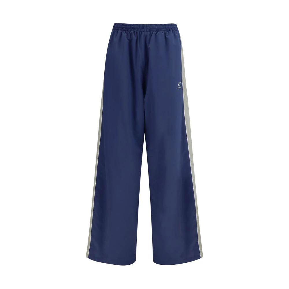 Balenciaga Blue Polyester Joggers (Workout Pants)