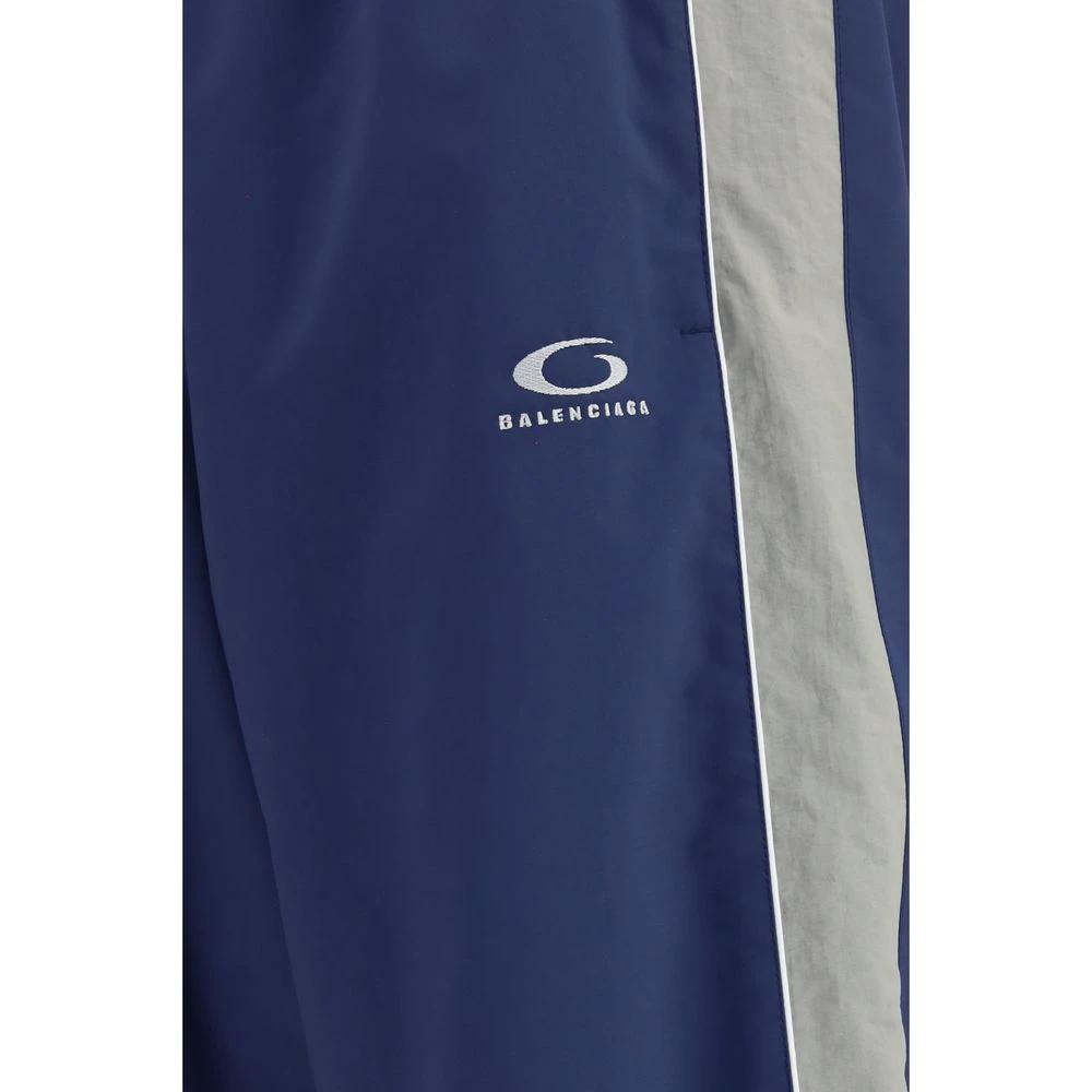 Balenciaga Blue Polyester Joggers (Workout Pants)