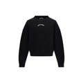 Palm Angels Black Cotton Sweatshirt