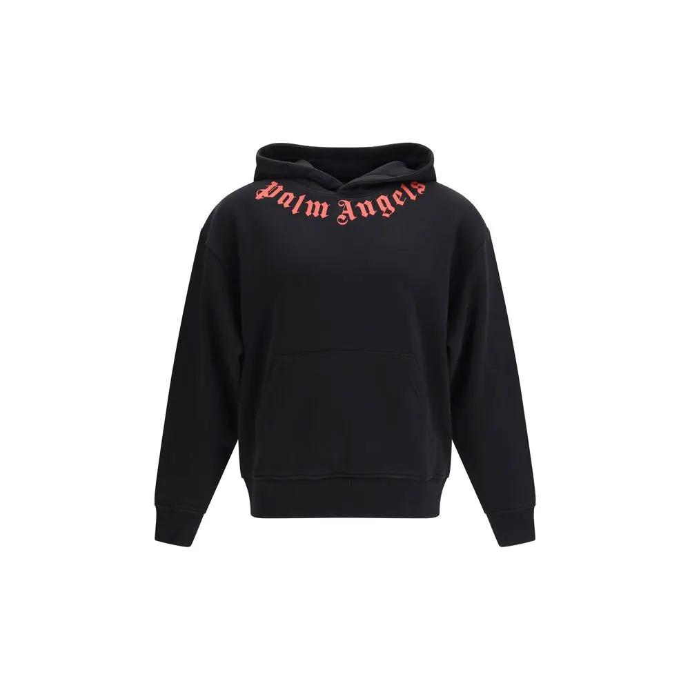 Palm Angels Black Cotton Sweatshirt