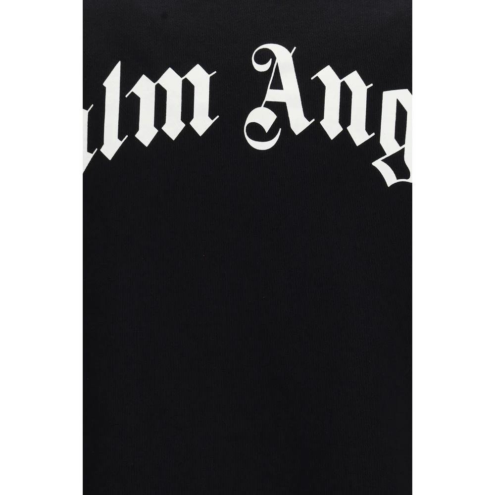Palm Angels Black Cotton Sweatshirt