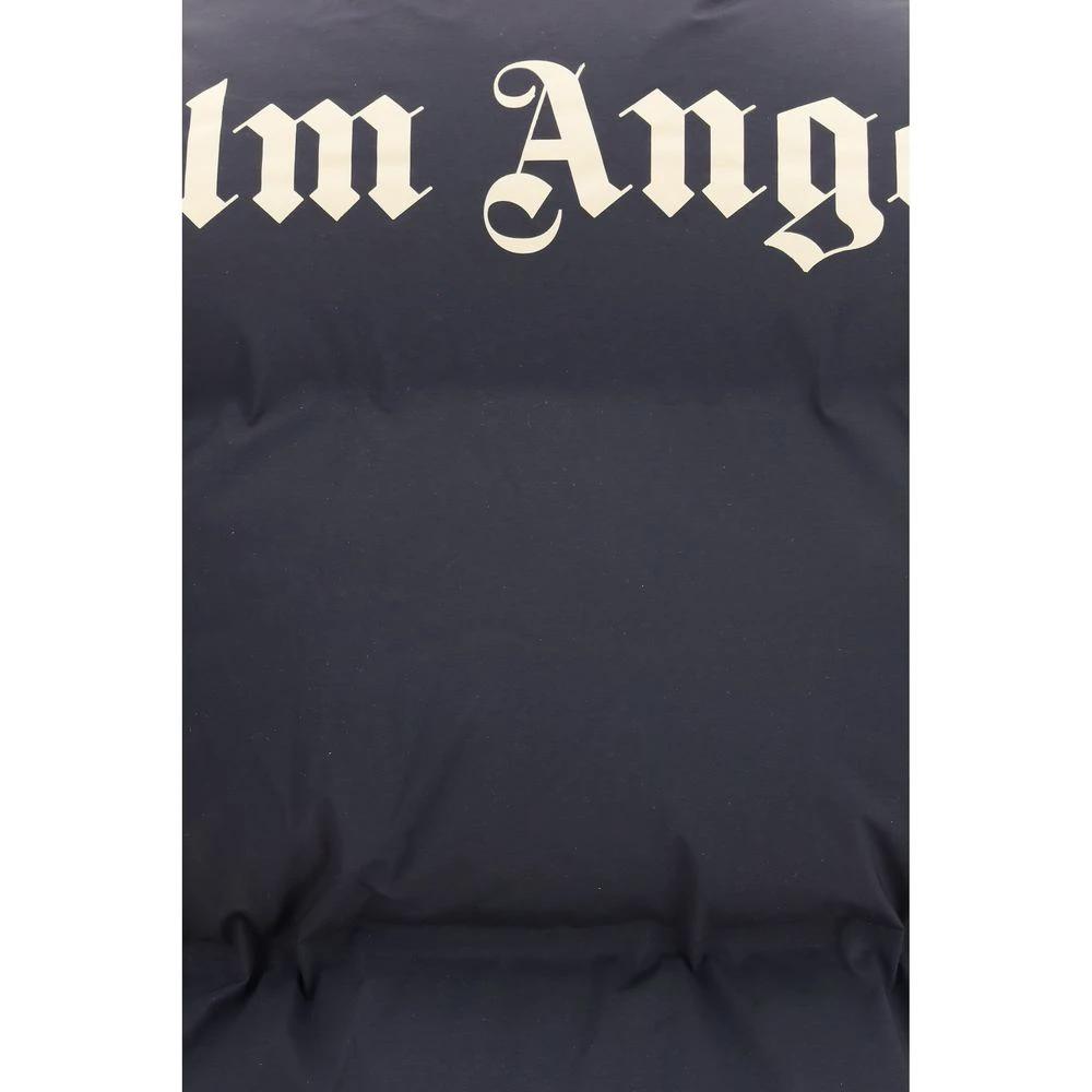 Palm Angels Blouson sans manches en polyamide noir