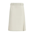 Women’s Grey Utility Skirt – Rier Cotton Long Skirt SS26