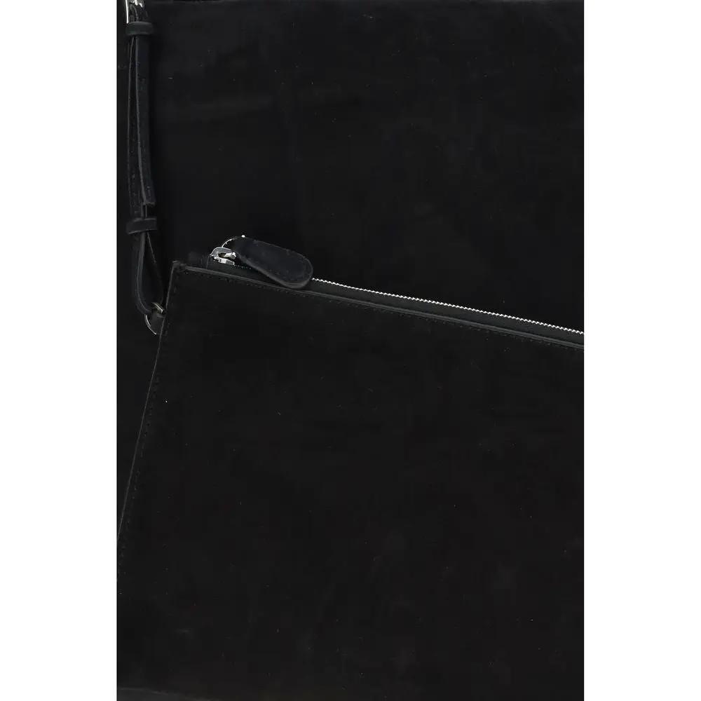 The Row Black Lamb Ovis Aries Aries Shoulder Bag