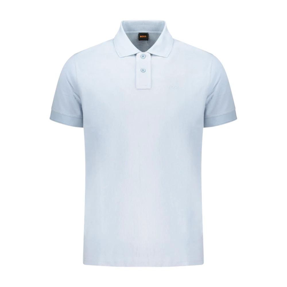 Hugo Boss Azzurro Cotton Mens Polo Shirt