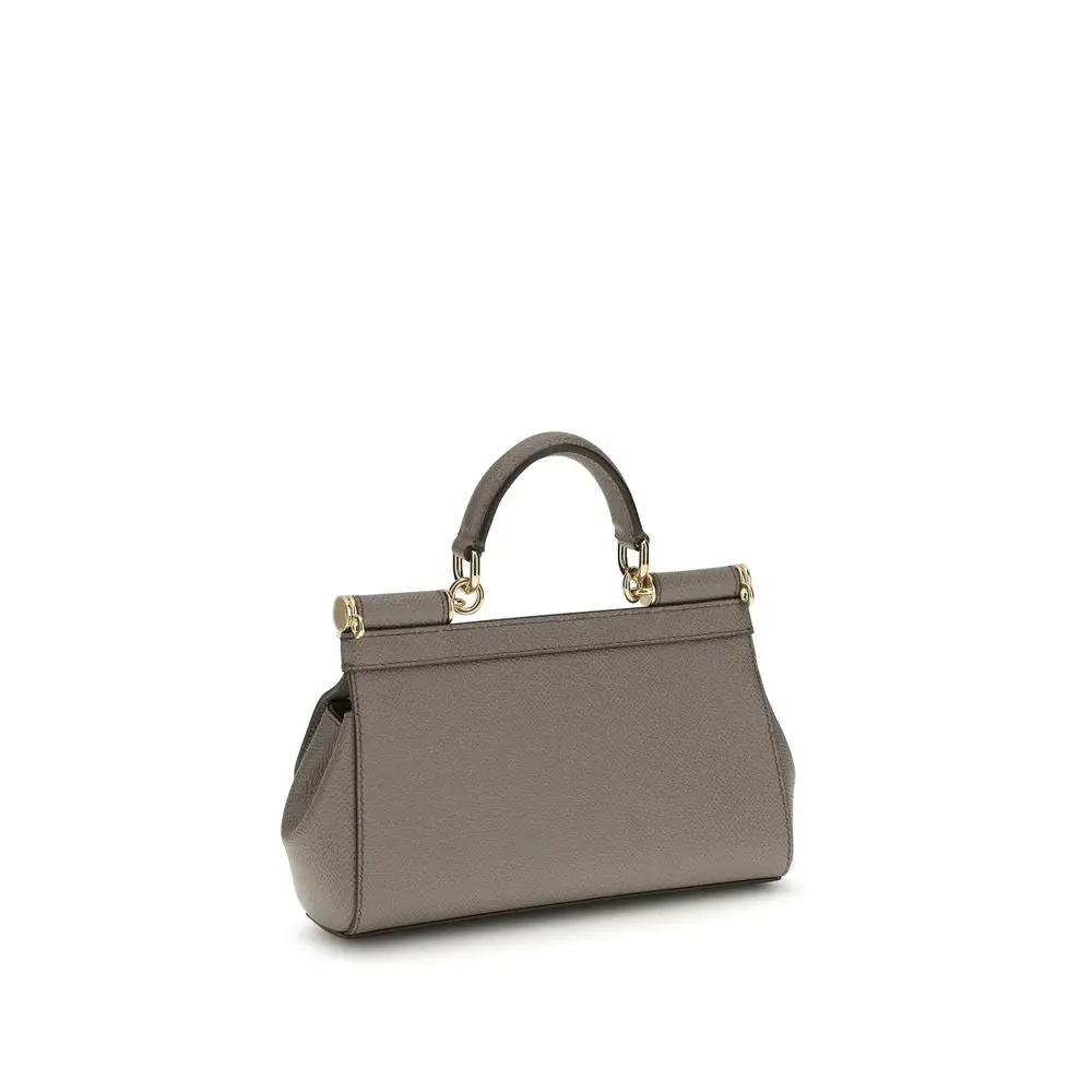 Sac bandoulière Dolce & Gabbana Bos Taurus en cuir de veau marron
