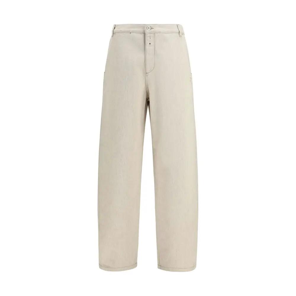 Jacquemus Beige Cotton Casual Pants