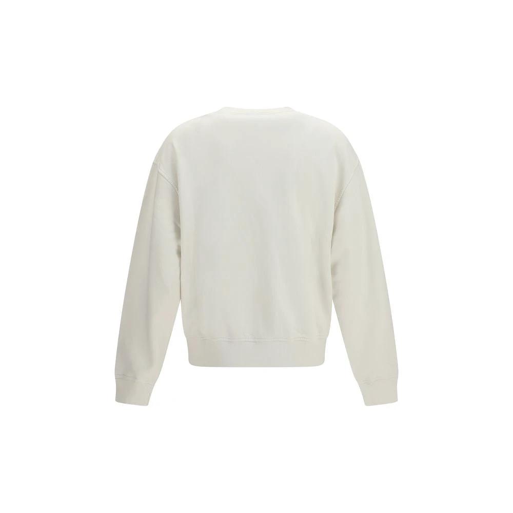 Sweat-shirt blanc en coton Palm Angels