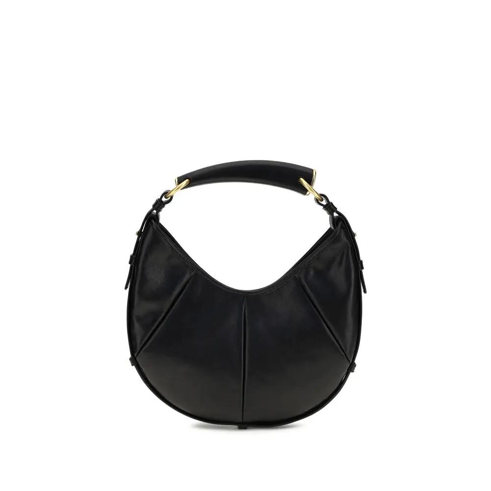 Sac bandoulière Saint Laurent Bos Taurus en cuir de veau noir