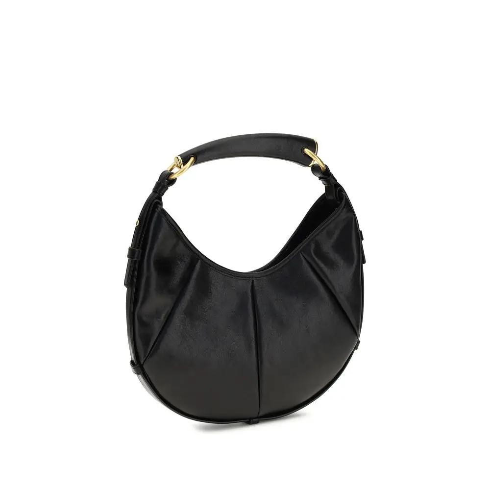 Sac bandoulière Saint Laurent Bos Taurus en cuir de veau noir