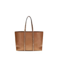Sac bandoulière Valentino Garavani Bos Taurus en cuir de veau marron