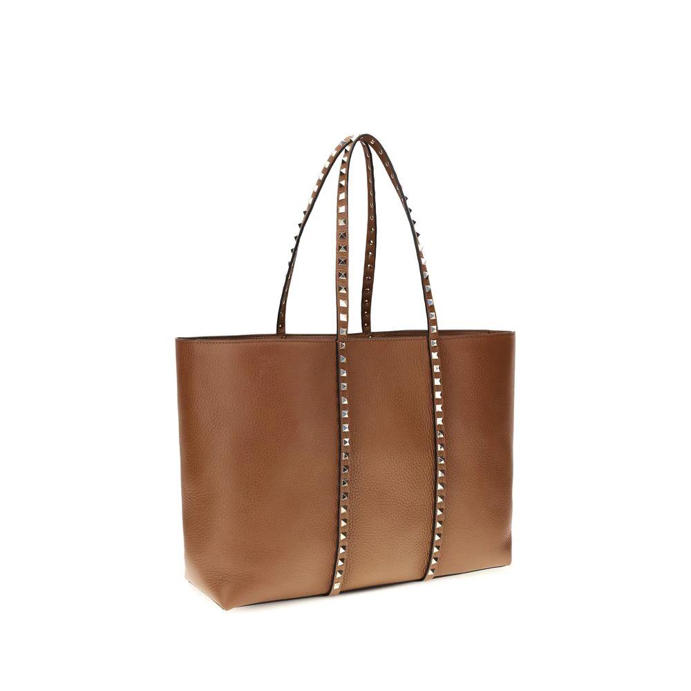 Sac bandoulière Valentino Garavani Bos Taurus en cuir de veau marron