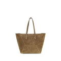 Sac bandoulière Bos Taurus en cuir de veau beige Brunello Cucinelli
