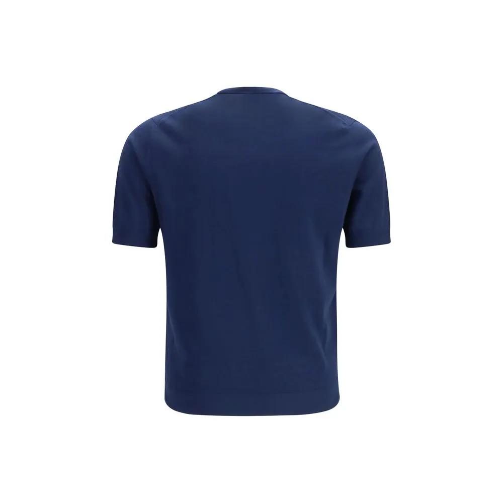 Prada Blue Cotton T-Shirt