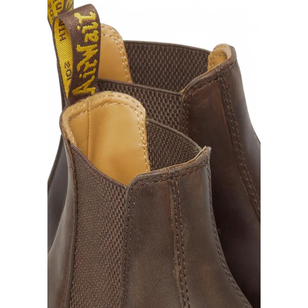 Dr. Martens Brown Leather Ankle Boots