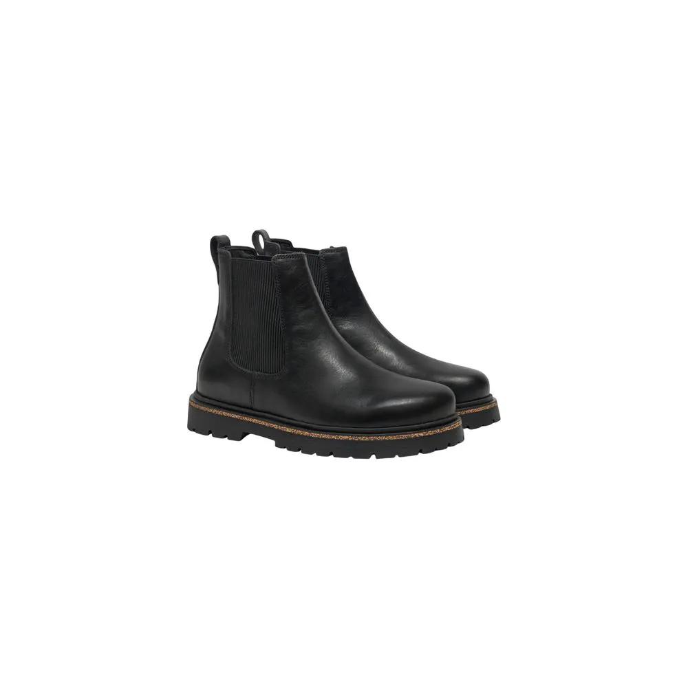 Birkenstock Black Leather Ankle Boots