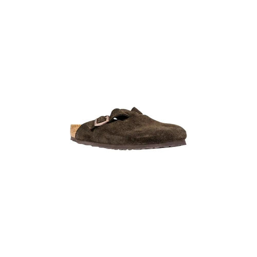 Mules Birkenstock en suède marron