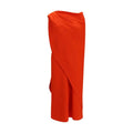 Women’s Silk Maxi Dress – Balenciaga Draped Elegant Designer Gown SS26