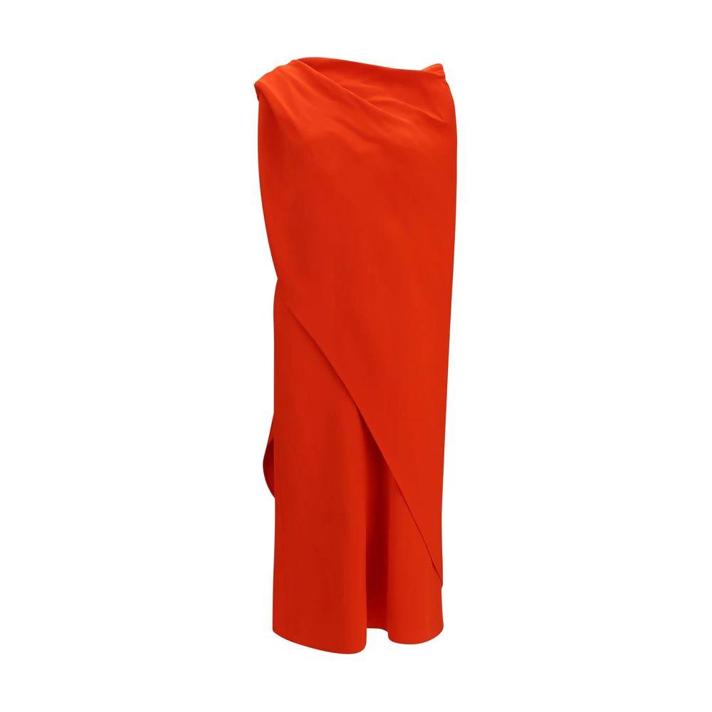 Women’s Silk Maxi Dress – Balenciaga Draped Elegant Designer Gown SS26