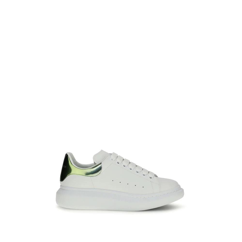 Baskets à plateforme Alexander McQueen Bos Taurus en cuir de veau blanc