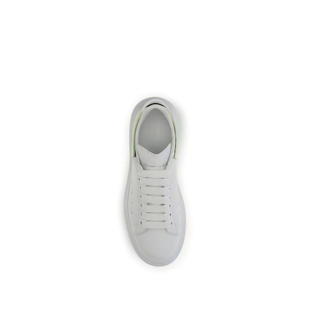 Baskets à plateforme Alexander McQueen Bos Taurus en cuir de veau blanc