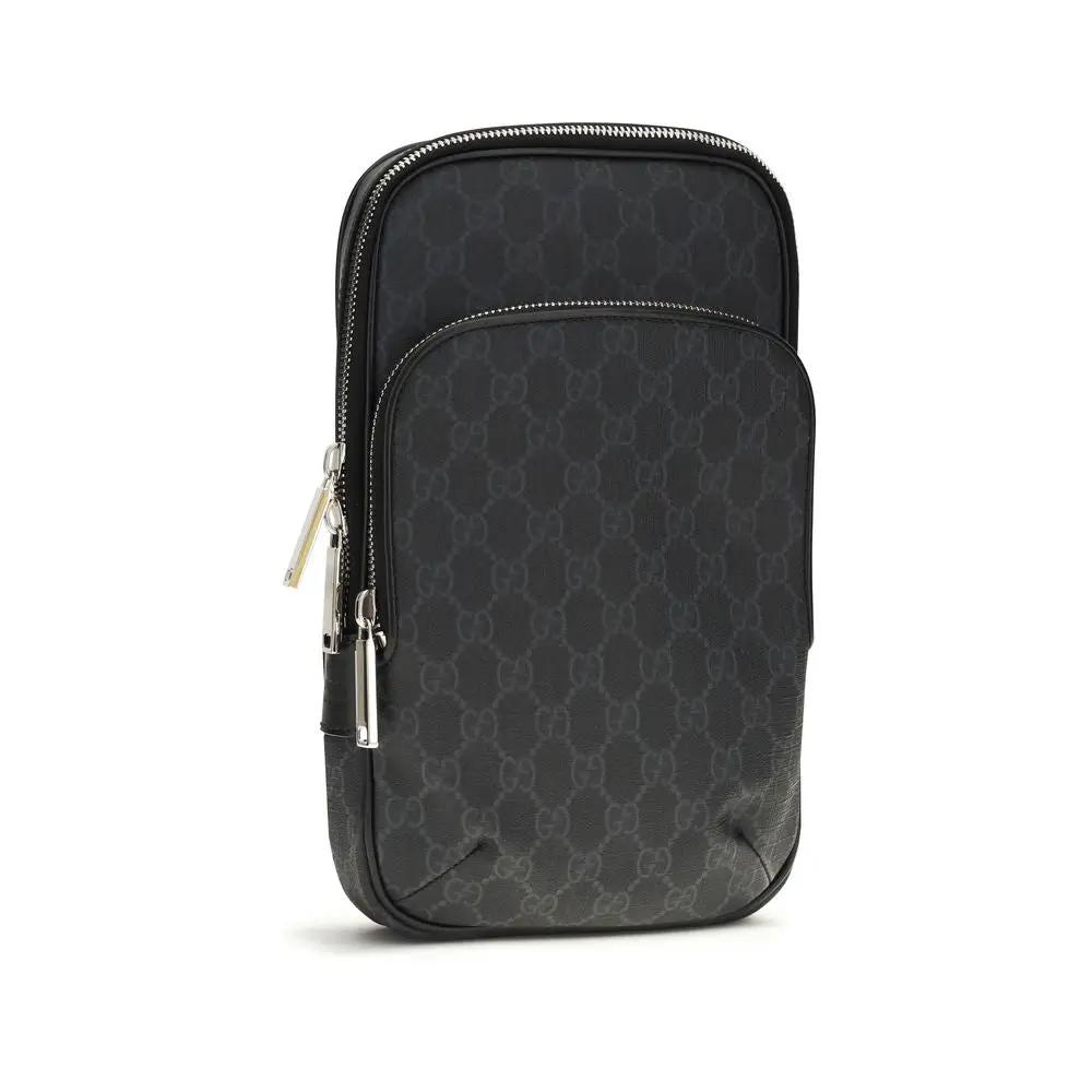 Sac bandoulière Gucci noir en polyuréthane