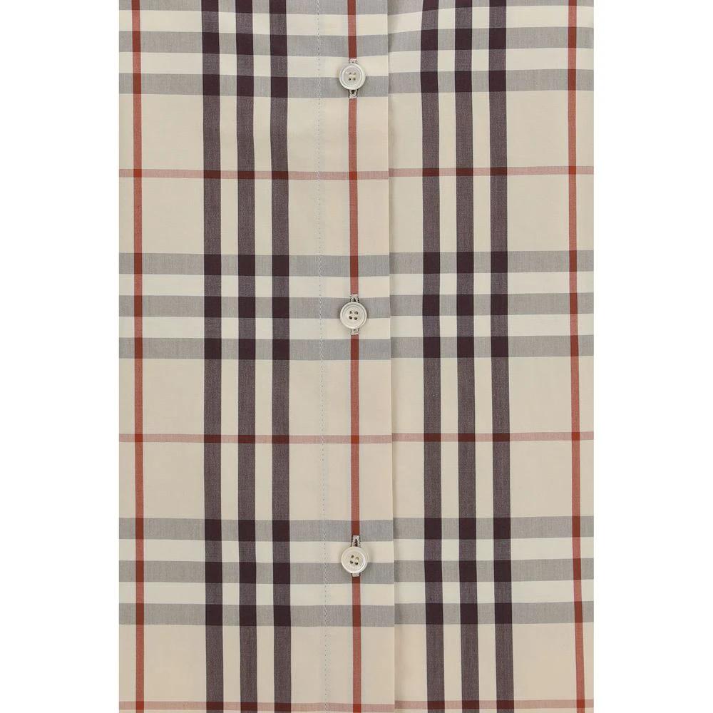 Burberry Beige Cotton Pattern Shirt