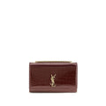 Saint Laurent Bordeaux Calf Leather Bos Taurus Shoulder Bag