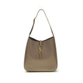 Sac bandoulière Saint Laurent Bos Taurus en cuir de veau gris
