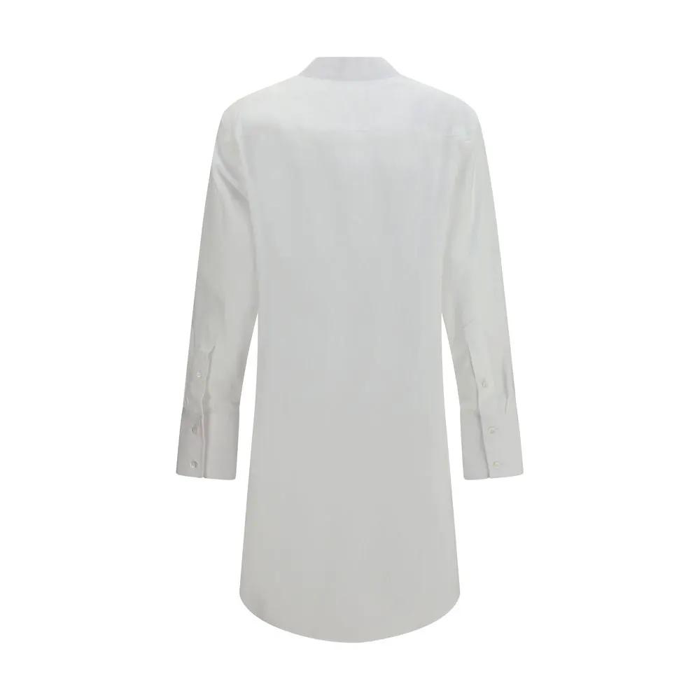 Maison Margiela Robe décontractée en coton blanc