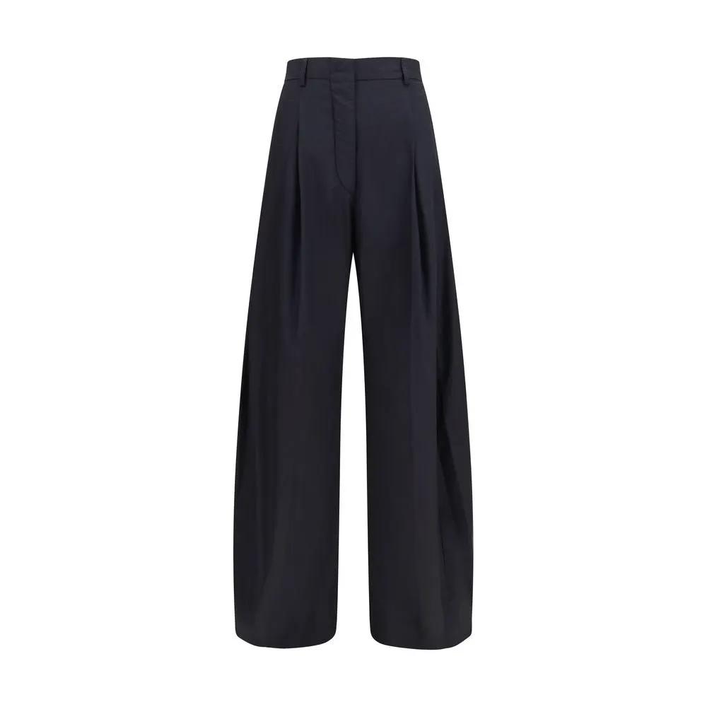 Le tout dernier pantalon décontracté en coton noir