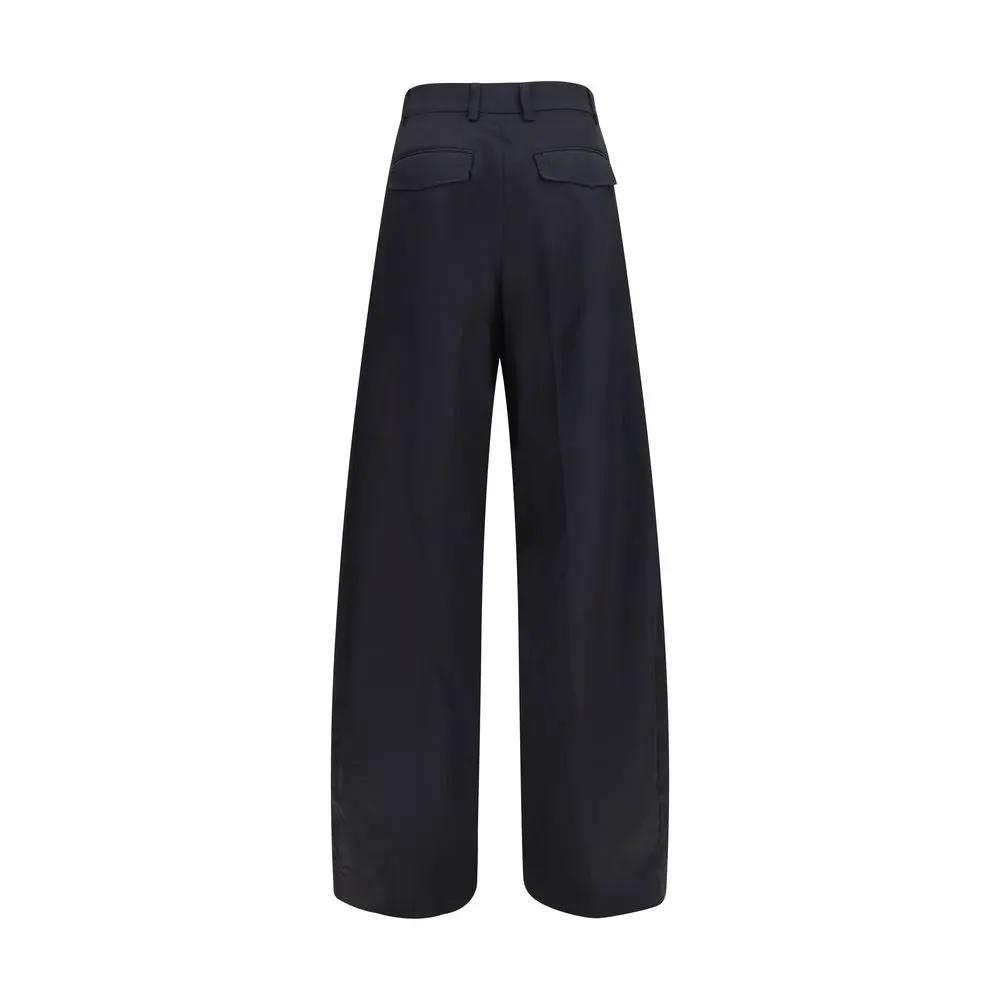 Le tout dernier pantalon décontracté en coton noir