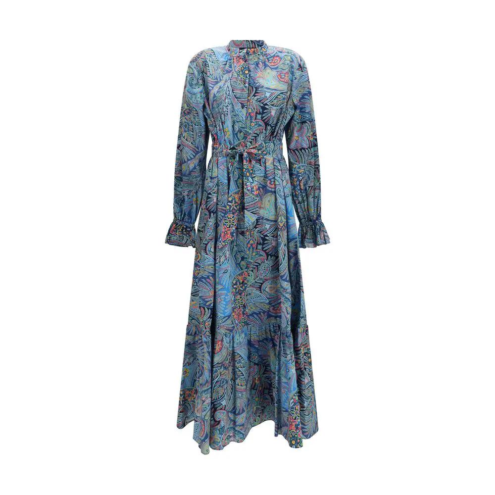 Robe décontractée Etro en coton bleu