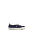 Baskets basses en coton bleu Barbour