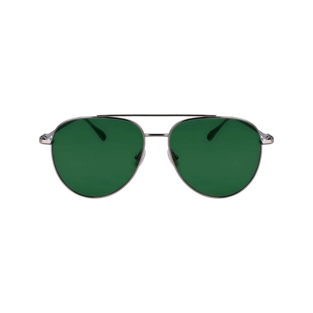 Ferragamo Gray Metal Sunglasses