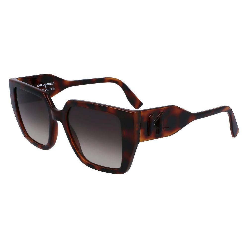 Lunettes de soleil marron injectées Karl Lagerfeld