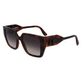 Lunettes de soleil marron injectées Karl Lagerfeld